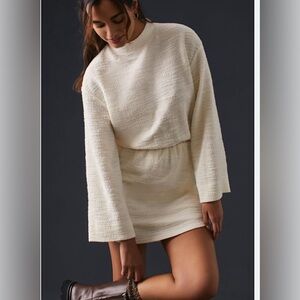 Anthropologie Dolan mock neck boucle dress.